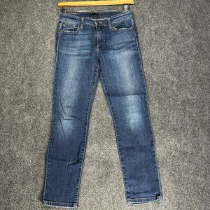 Joes Jeans Womens 28 Monica Cotton Stretch Pockets Logo Skinny